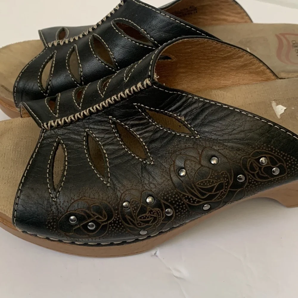 Dansko leather wedge
